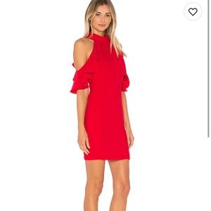 NWT Amanda Uprichard Haven Dress In Scarlet Sz Sm